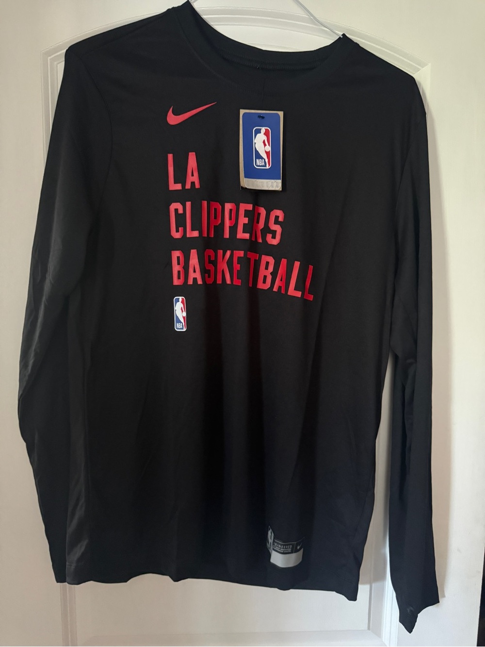 Nike Black Long Sleeve - LA Clippers Long Sleeve Tee